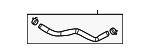 PX28151J0A - Cooling System: Water Hose for Mazda Image