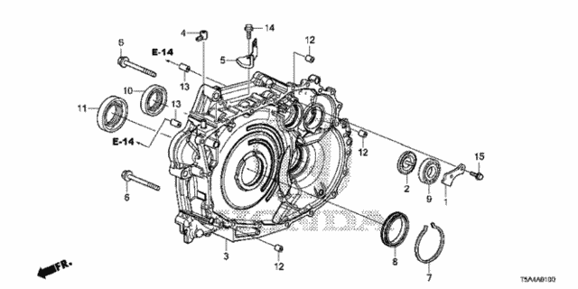 AT Torque Converter Case Components for 2016 Honda Fit #0