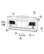 68541695AA - Interior Trim: Retainer Clip for Mopar Image