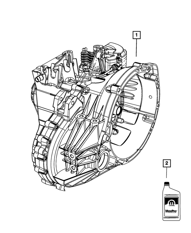 RL106510AC - 6 SPEED MANUAL GETRAG DMT6: Transaxle for Mopar Image