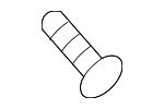 11609457 - Body: Grille Assembly Screw for GM Image