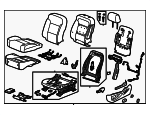 84014865 - Body: Seat Assembly for Cadillac: Escalade | Chevrolet: Tahoe | GMC: Yukon Image