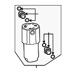 22990975 - Fuel System: Fuel Filter for Chevrolet: Silverado 2500 HD, Silverado 3500 HD | GMC: Sierra 2500 HD, Sierra 3500 HD Image