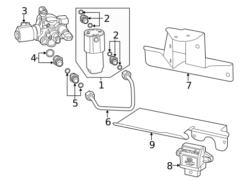 Fuel System Components for 2017 GMC Sierra 2500 HD #2