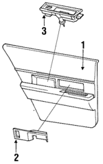 12535612 - Body: Door Trim for Buick: Park Avenue Image