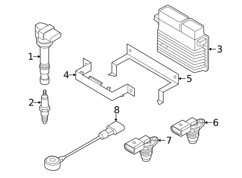 Ignition System for 2016 Volkswagen Passat #0