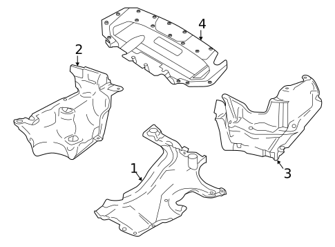 Splash Shields for 2024 BMW M850i xDrive Gran Coupe #1