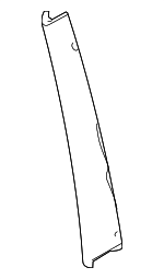 72930TP6A00 - Body: Applique for Honda: Accord Crosstour, Crosstour Image