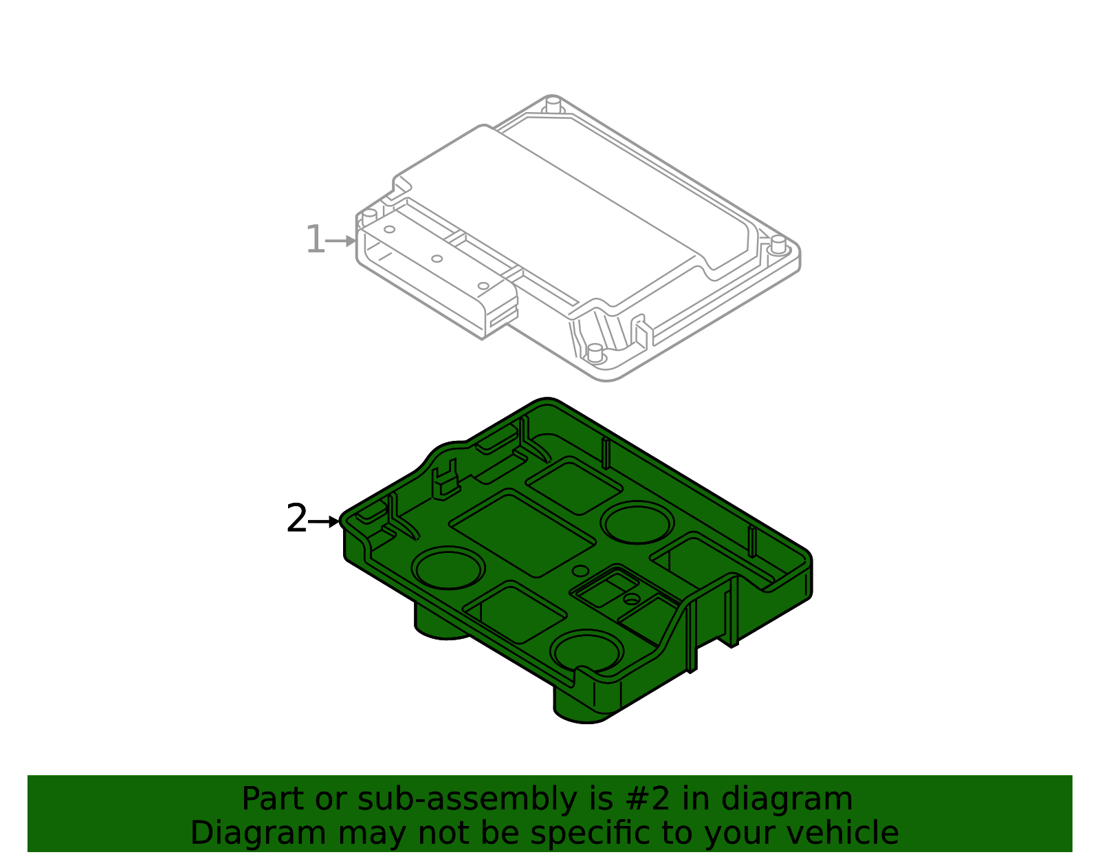 2019-2025 Audi Engine Control Module (ECM) Bracket 4N0-907-713-A ...