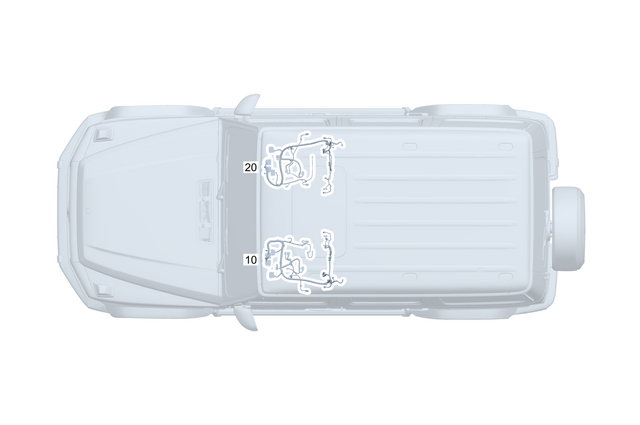 4658205002 - Electr. System: Electrical Wiring Harness for Mercedes-Benz: G500, G550, G580, G63 AMG Image image