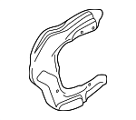 34116872081 - Brakes: Splash Shield for BMW Image
