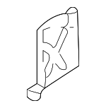 FNC2600AA - Body: Tube Support Bracket for Jaguar Image