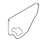 62244FN010 - : Water Shield for Subaru: Crosstrek, Impreza Image