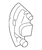 18026208 - Brakes: Caliper for Chevrolet: Classic, Malibu | Oldsmobile: Alero, Cutlass, Cutlass Supreme | Pontiac: Grand Am Image