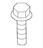 1140506206K - Electrical: Battery Box Bolt for Kia: Borrego, Carnival, EV6, Optima, Sedona, Seltos, Sorento, Soul, Soul EV, Sportage Image