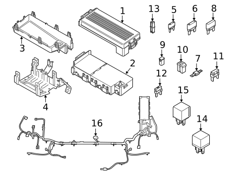 Relays for 2007 Ford Five Hundred #0