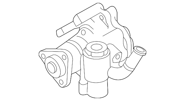 7L8-422-154-J - Genuine Audi Power Steering Pump 7L8422154J OEM 2009 ...