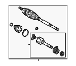 2018-2022 Toyota C-HR - Axle Assembly