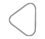 2521223721 - : Belt for Kia: Sephia, Soul, Spectra, Spectra5, Sportage Image