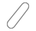 571702D101 - Cooling System: Power Steering Belt for Kia: Soul, Spectra, Spectra5, Sportage Image