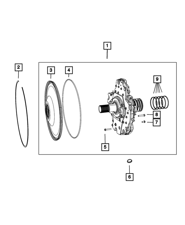 6504780AA - 66RFE; 6-Speed; Automatic Transmission: Screw for Mopar Image