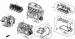 6112PL4306 - Engine: GASKET KIT, AT TRANSMISSION for Honda Image