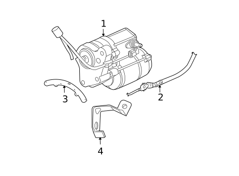 Starter for 2009 Dodge Charger #0