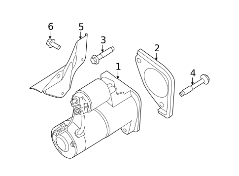 Starter for 2019 Nissan Frontier #0