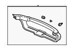 84431S3YA00ZA - Body: Lift Gate Trim for Honda: Insight Image