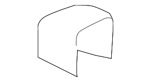 3C5827525 - : Hinge Buffer for Volkswagen: Passat Image