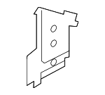41007469619 - Body: Reinforced Plate for BMW: 530e, 530e xDrive, 530i, 530i xDrive, 540d xDrive, 540i, 540i xDrive, 840i, 840i Gran Coupe, 840i xDrive, 840i xDrive Gran Coupe, M5, M550i xDrive, M8, M8 Gran Coupe, M850i xDrive, M850i xDrive Gran Coupe Image