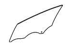 2957201100 - Body: Door Glass for Mercedes-Benz Image