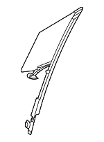 2957201800 - Body: Fixed Glass for Mercedes-Benz Image