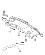 1UF31JXWAG - : W/mirror Visor, Left for Mopar Image