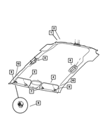 1PA80DW1AA - Interior Trim: Headliner for Mopar Image