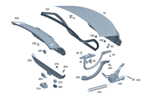 Trunk Lid for 2025 Mercedes-Benz C63 AMG S E Performance #0