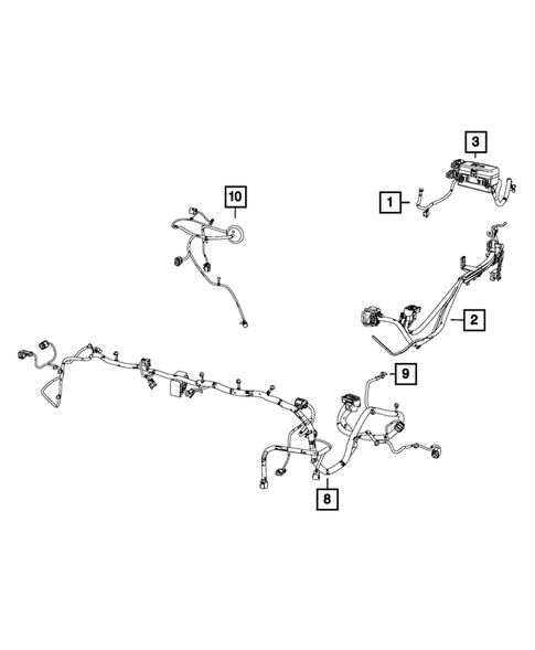 Wiring-Headlamp to Dash for 2018 Ram 2500 #1