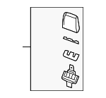 89400ZM00C - Body: Headrest for Nissan Image