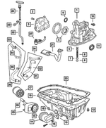 4884297AD - : Oil Cooler Tube, Return for Chrysler: PT Cruiser | Dodge: Neon Image