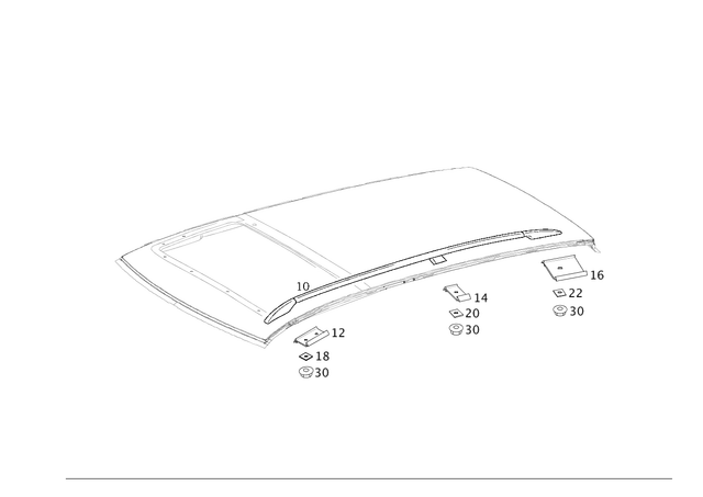 2118401024 - Trunks and Cases: Carrier for Mercedes-Benz: E320, E500, E55 AMG Image image