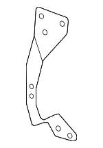 8E0805537A - Body: Side Bracket Support for Audi: A4, A4 Quattro, RS4, S4 Image