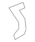 2817402400 - Engine: Lower Housing Clip for Kia: Cadenza, Forte, Forte Koup, Forte5, K4, K900, Niro, Niro EV, Optima, Rio, Rio5, Sorento, Soul, Sportage Image