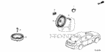 39120T2AA01 - Electrical/Exhaust/Heater/Fuel: SPEAKER ASSY., TWEETER (PIONEER) for Honda Image