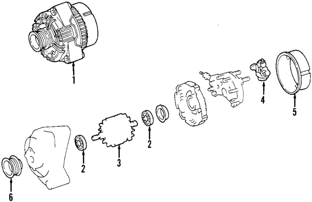 79817325 - Electrical: Bearings for Mercedes-Benz Image