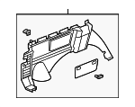 8151341340 - Body: Lower Quarter Trim for Isuzu Image