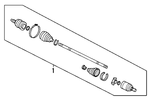 Axle Shafts & Joints for 2010 Hyundai Azera #0