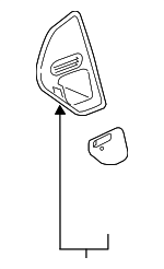 847853N250HZ - : Side Cover for Hyundai: Equus Image