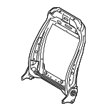 FU5Z9661019C - Body: Seat Back Frame for Ford: F-250 Super Duty Image