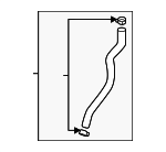 282922T050 - Cooling System: Reservoir Hose for Kia Image