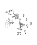 68434976AD - : Anti-Lock Brake System Module for Jeep: Compass Image
